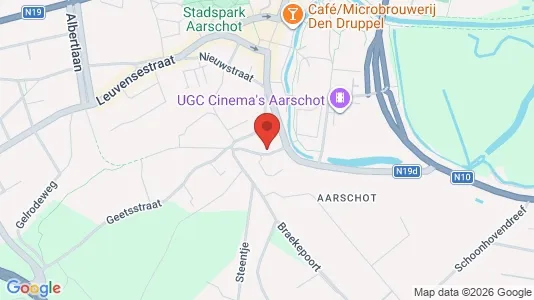 Apartments for rent i Aarschot - kort over placeringen