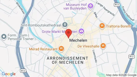 Apartments for rent i Mechelen - kort over placeringen