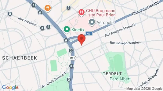 Apartments for rent i Brussels Schaarbeek - kort over placeringen