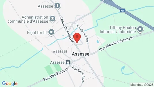 Apartments for rent i Assesse - kort over placeringen
