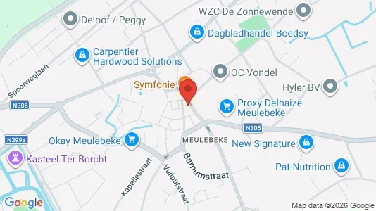 Apartments for rent i Meulebeke - kort over placeringen