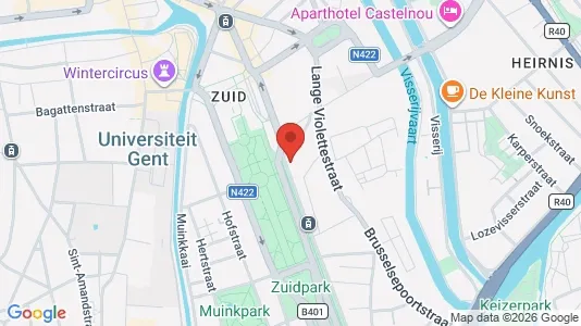 Apartments for rent i Stad Gent - kort over placeringen