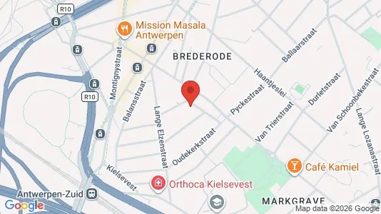 Apartments for rent i Stad Antwerp - kort over placeringen