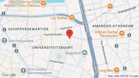 Apartments for rent i Stad Antwerp - kort over placeringen