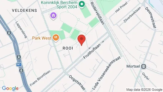 Apartments for rent i Antwerp Berchem - kort over placeringen