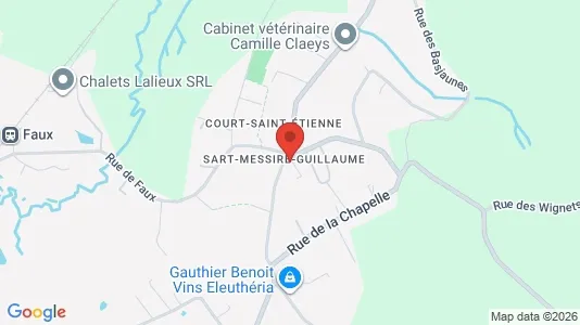 Apartments for rent i Court-Saint-Étienne - kort over placeringen
