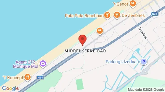 Apartments for rent i Middelkerke - kort over placeringen