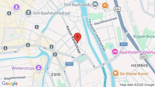 Apartments for rent i Stad Gent - kort over placeringen