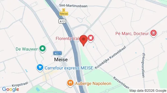 Apartments for rent i Meise - kort over placeringen