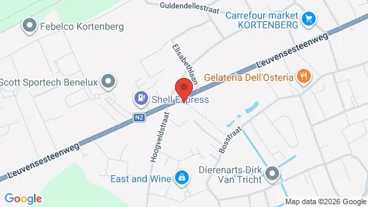 Apartments for rent i Kortenberg - kort over placeringen