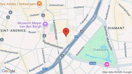 Apartments for rent i Stad Antwerp - kort over placeringen