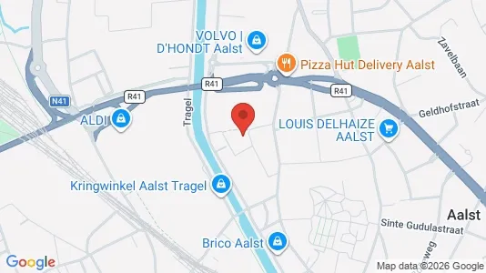 Apartments for rent i Aalst - kort over placeringen