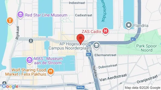 Apartments for rent i Stad Antwerp - kort over placeringen