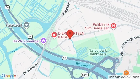 Apartments for rent i Stad Gent - kort over placeringen