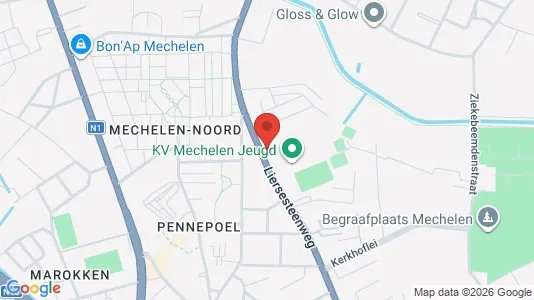 Apartments for rent i Mechelen - kort over placeringen