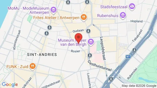 Apartments for rent i Stad Antwerp - kort over placeringen