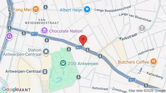Apartments for rent i Stad Antwerp - kort over placeringen