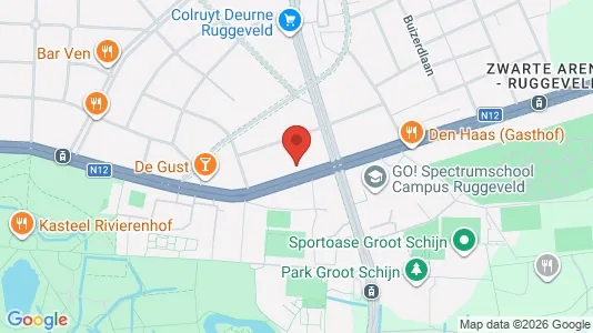 Apartments for rent i Antwerp Deurne - kort over placeringen