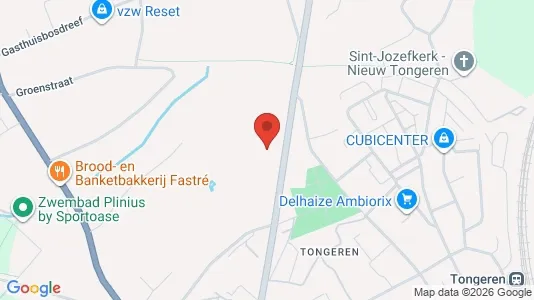 Apartments for rent i Tongeren - kort over placeringen