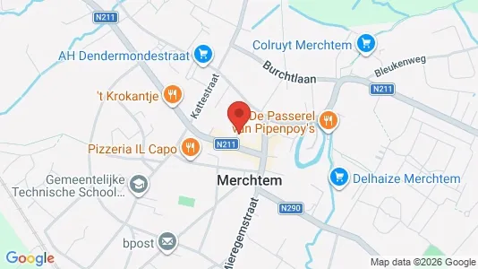 Apartments for rent i Merchtem - kort over placeringen
