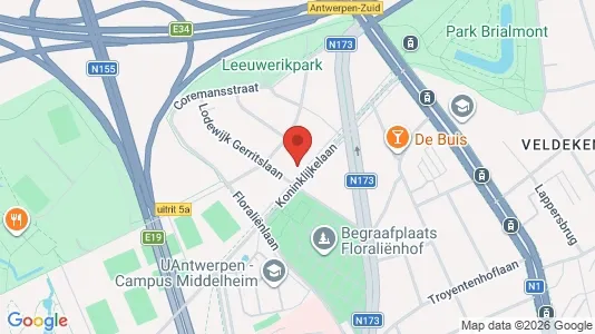 Apartments for rent i Antwerp Berchem - kort over placeringen