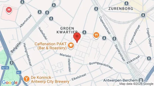 Apartments for rent i Stad Antwerp - kort over placeringen