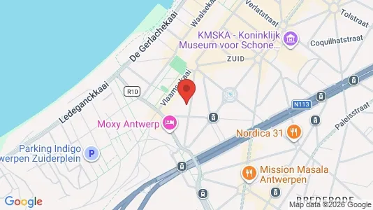 Apartments for rent i Stad Antwerp - kort over placeringen