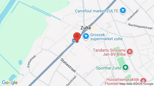 Apartments for rent i Zulte - kort over placeringen
