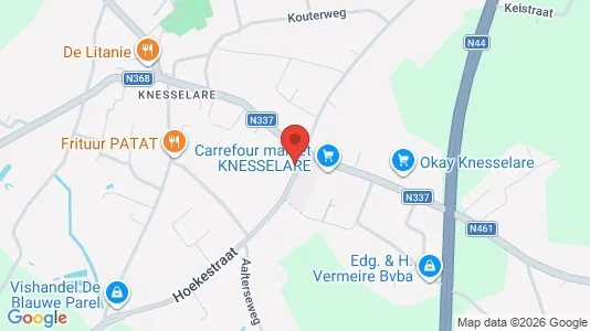 Apartments for rent i Aalter - kort over placeringen