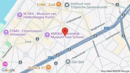 Apartments for rent i Stad Antwerp - kort over placeringen