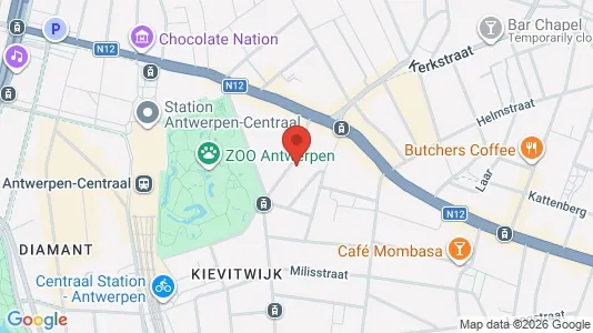 Apartments for rent i Stad Antwerp - kort over placeringen