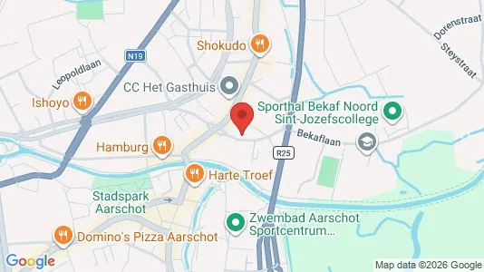 Apartments for rent i Aarschot - kort over placeringen