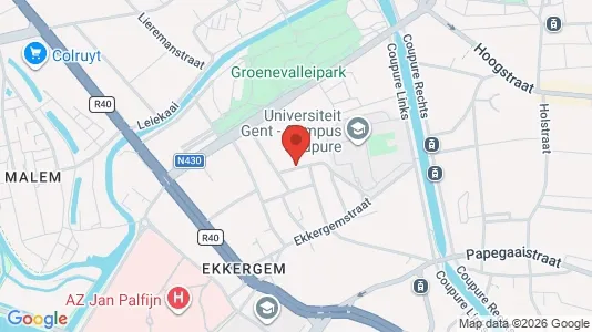 Apartments for rent i Stad Gent - kort over placeringen