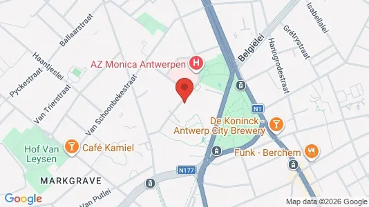 Apartments for rent i Stad Antwerp - kort over placeringen