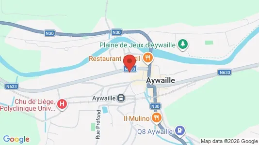 Apartments for rent i Aywaille - kort over placeringen