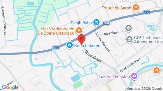 Apartments for rent i Lokeren - kort over placeringen