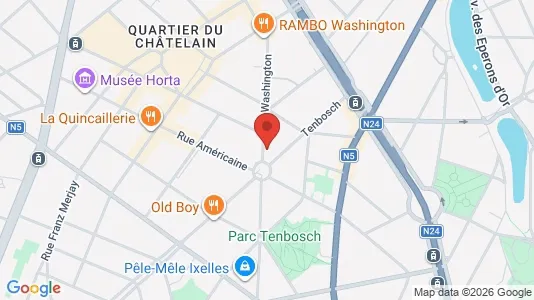 Apartments for rent i Brussels Elsene - kort over placeringen
