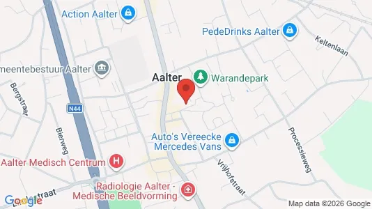 Apartments for rent i Aalter - kort over placeringen