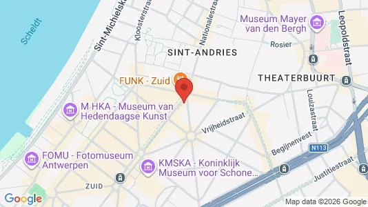 Apartments for rent i Stad Antwerp - kort over placeringen