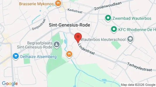 Apartments for rent i Sint-Genesius-Rode - kort over placeringen