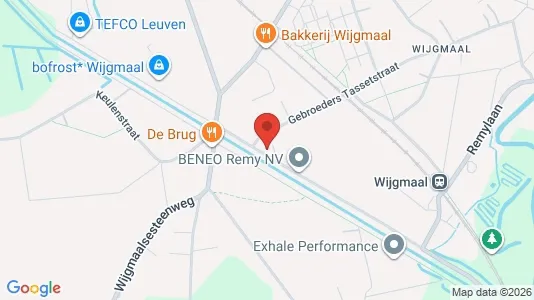 Apartments for rent i Leuven - kort over placeringen