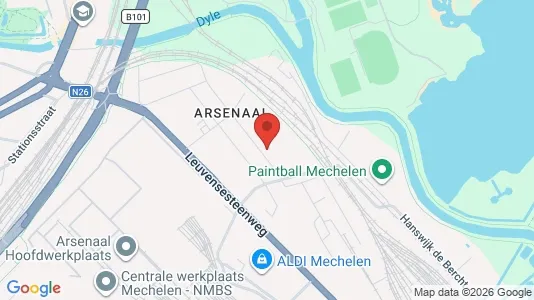 Apartments for rent i Mechelen - kort over placeringen