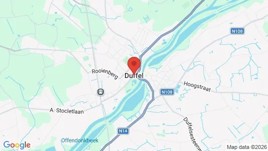 Houses for rent i Duffel - kort over placeringen