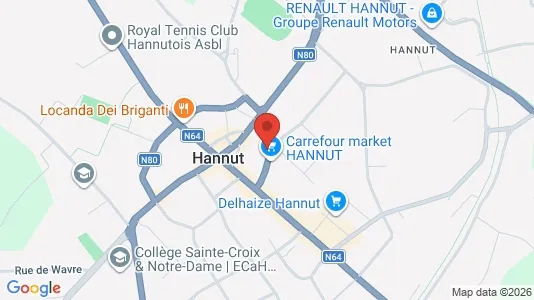 Apartments for rent i Hannuit - kort over placeringen