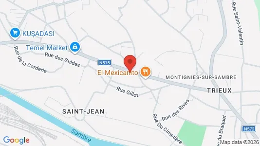 Apartments for rent i Charleroi - kort over placeringen