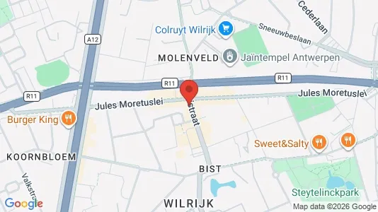 Apartments for rent i Antwerp Wilrijk - kort over placeringen