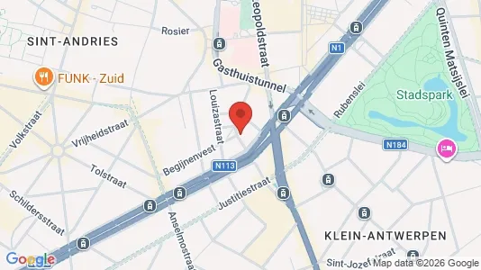 Apartments for rent i Stad Antwerp - kort over placeringen