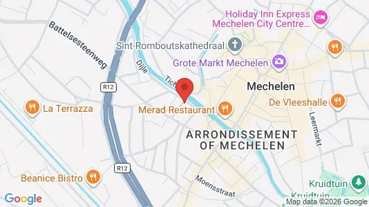 Apartments for rent i Mechelen - kort over placeringen