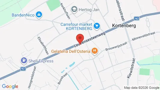 Apartments for rent i Kortenberg - kort over placeringen