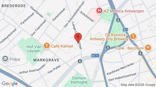 Apartments for rent i Stad Antwerp - kort over placeringen